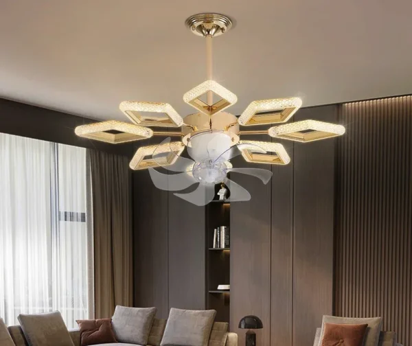 Ventilador circular con luz