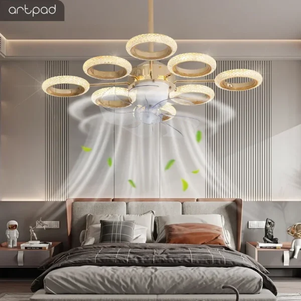 Ventilador circular con luz - Imagen 2