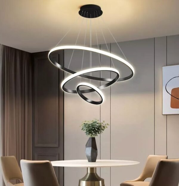 Lámpara Led Colgante Iluminación Moderna ajustable
