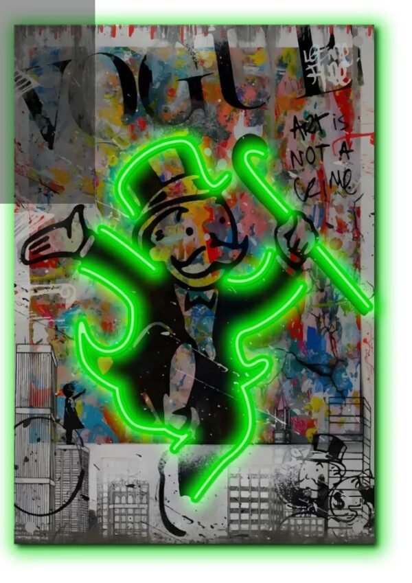 Cuadro Led Personalizado Grande 80cm x 120cm - Imagen 2